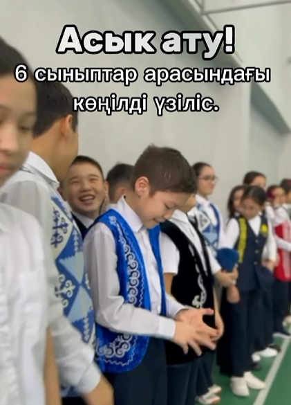6 сыныптар арасында көңілді үзіліс ұйымдастырылды.